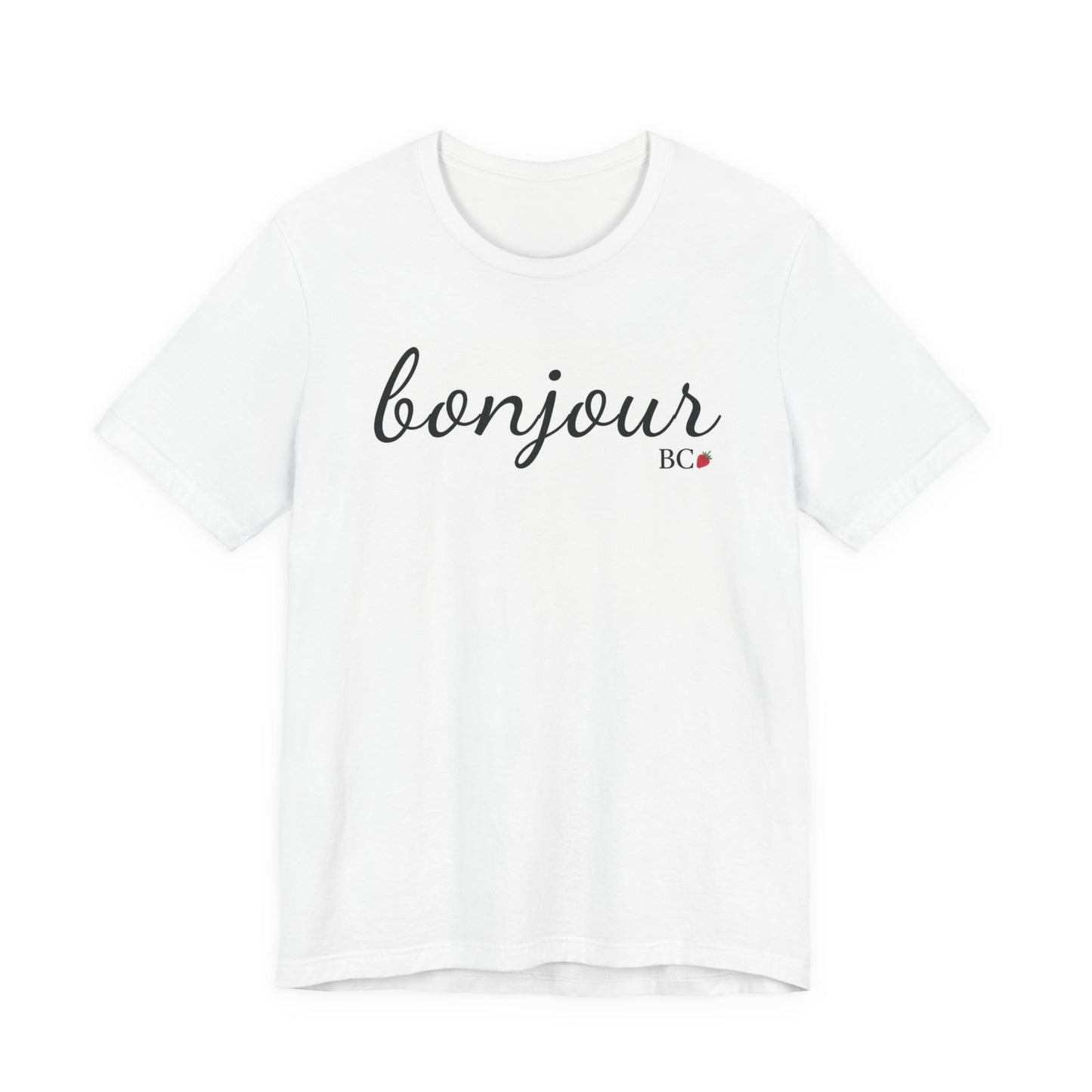 Bonjour Script Tee - Graphic Tee