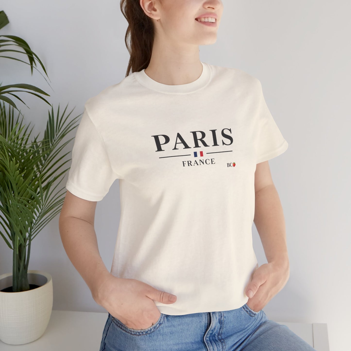 Paris France Graphic Tee - Minimalist T-Shirt