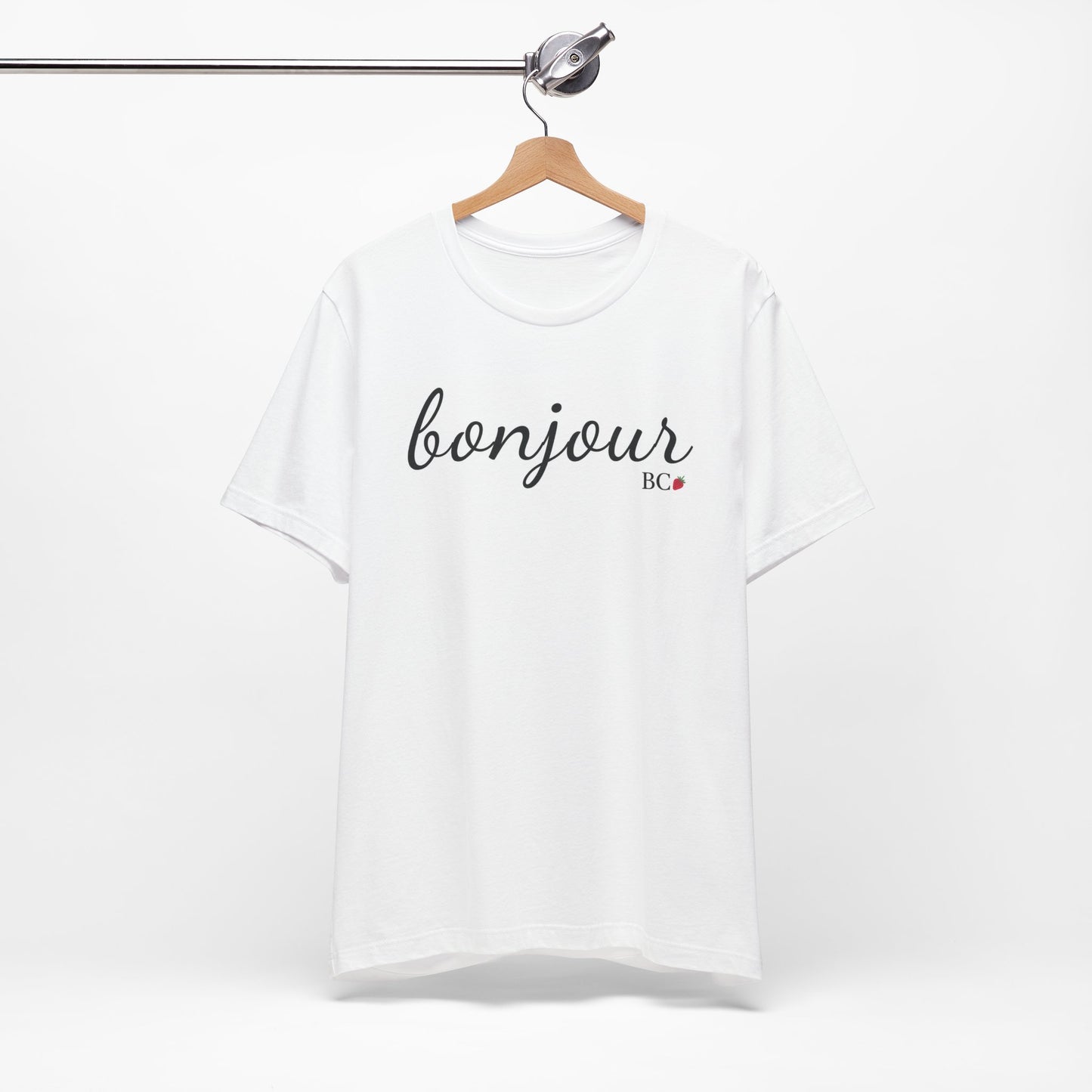 Bonjour Script Tee - Graphic Tee
