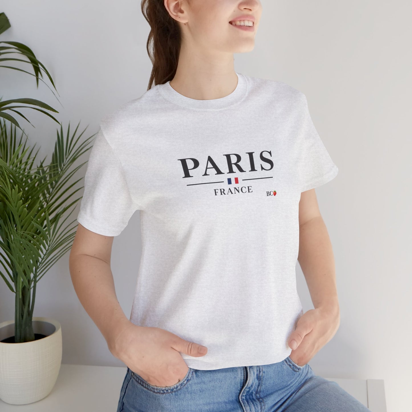 Paris France Graphic Tee - Minimalist T-Shirt